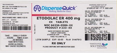 Ndc 66336-0586-xx (Ndc 66336 0586 Xx      Teva)